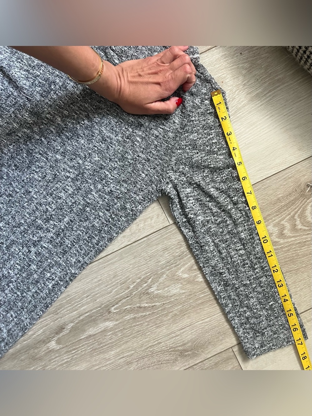 Mango Silver Heather Midi Dress with 3/4 Sleeves | XS - Picture 6 of 7